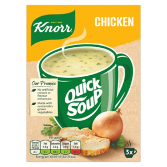 Picture of Knorr 3 Pack Chicken QuickSoup x12
